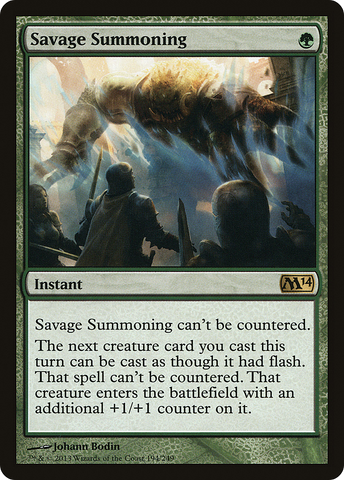 Savage Summoning (M14 #194)