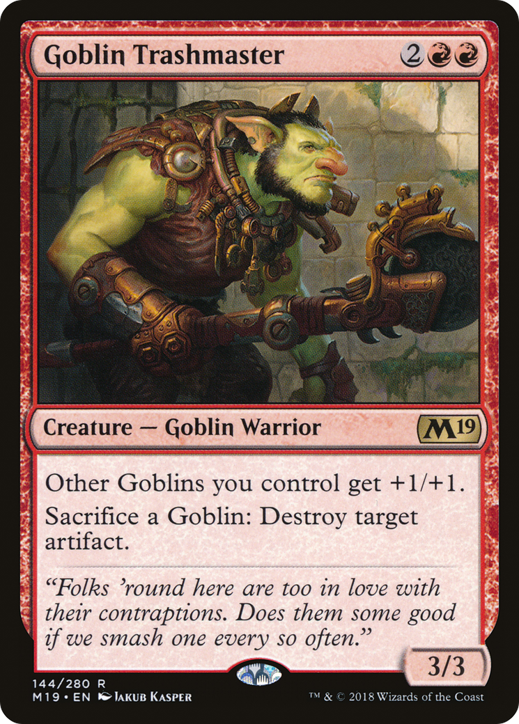 Goblin Trashmaster (M19 #144)