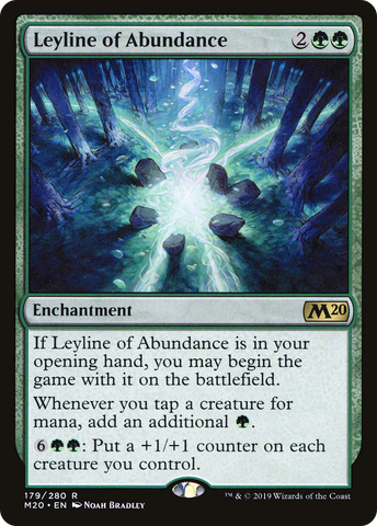 Leyline of Abundance (M20 #179)