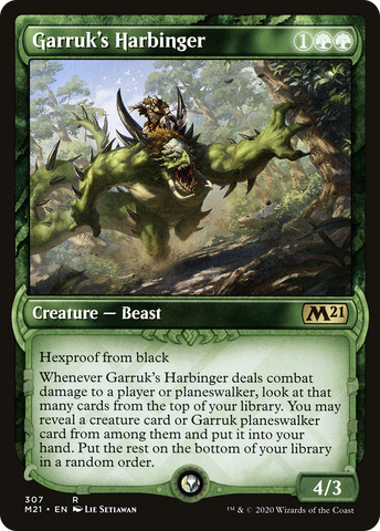 Garruk's Harbinger (M21 #307)