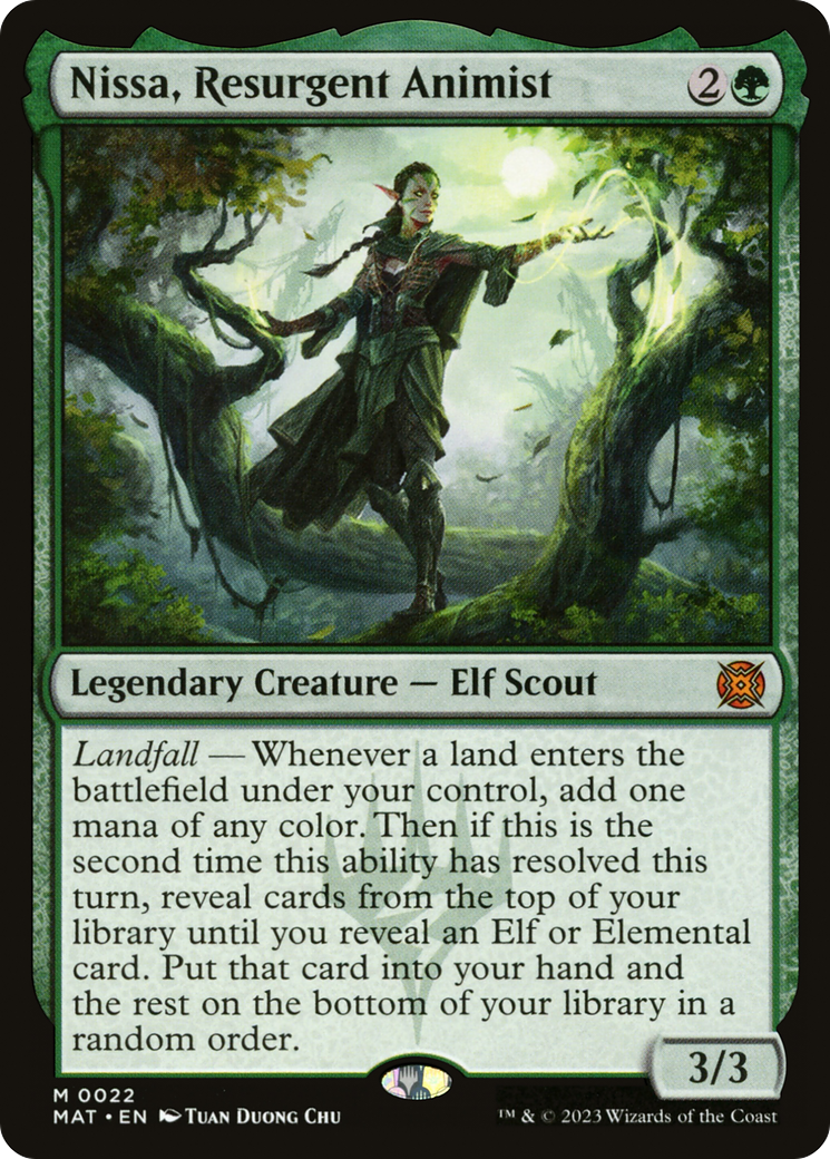 Nissa, Resurgent Animist (MAT #022)