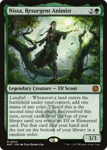 Nissa, Resurgent Animist (MAT #022)