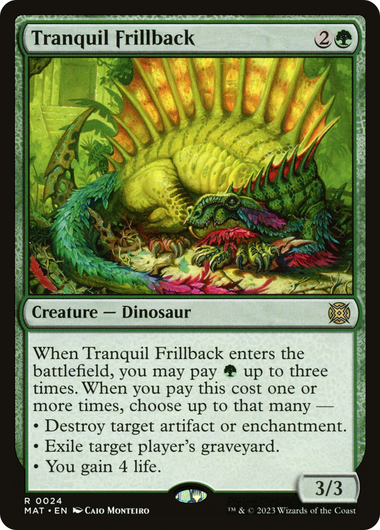 Tranquil Frillback (MAT #024)