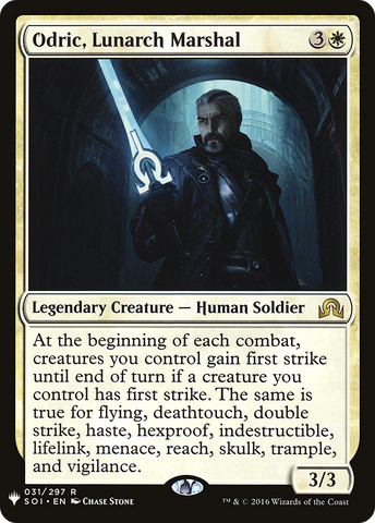 Odric, Lunarch Marshal (PLST #031)