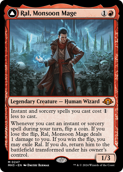 Ral, Monsoon Mage {Foil} (MH3 #247)