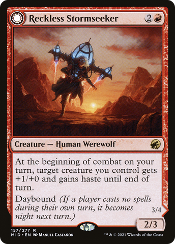 Reckless Stormseeker (MID #157)
