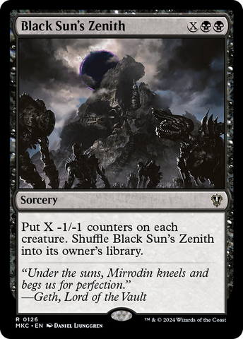 Black Sun's Zenith (MKC #126)