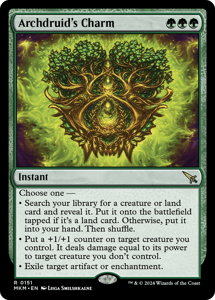 Green Instant Card Singles  EDH Magic
