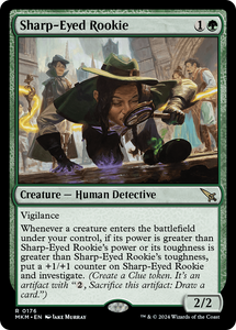 Sharp-Eyed Rookie (MKM #176)
