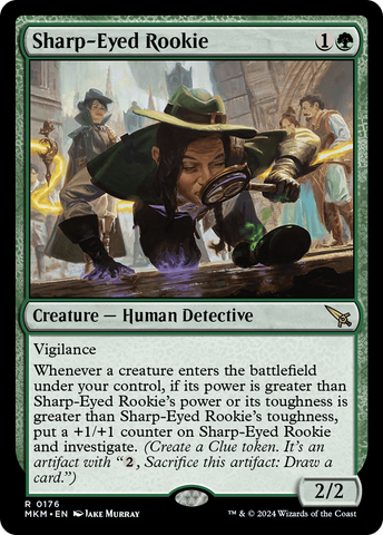 Sharp-Eyed Rookie (MKM #176)
