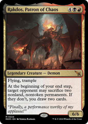Rakdos, Patron of Chaos (MKM #224)