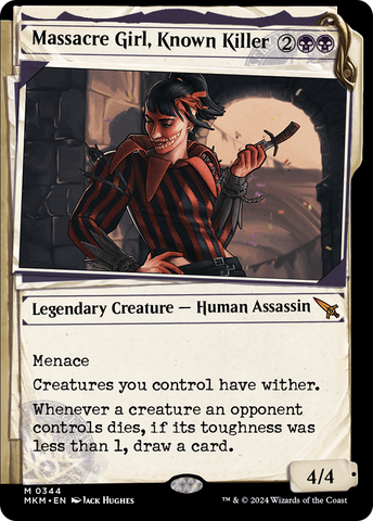 Massacre Girl, Known Killer (MKM #344)