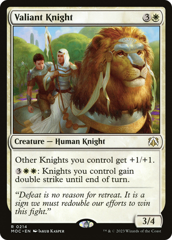 Valiant Knight (M19 #042)