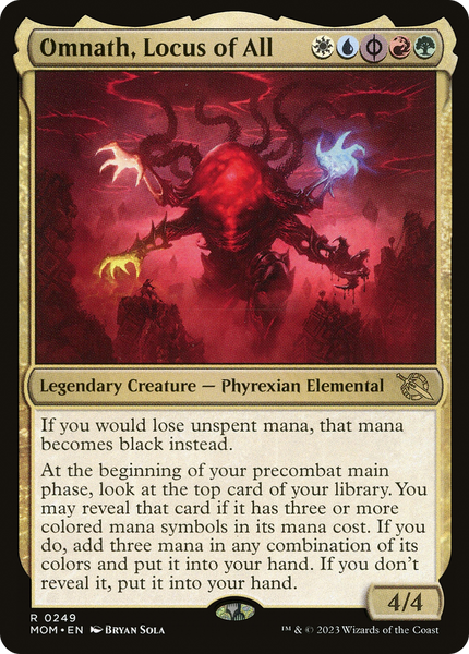 mtg mom best cards Omnath, Locus of All (MOM #249) – EDH Magic