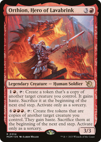 Orthion, Hero of Lavabrink (MOM #334)
