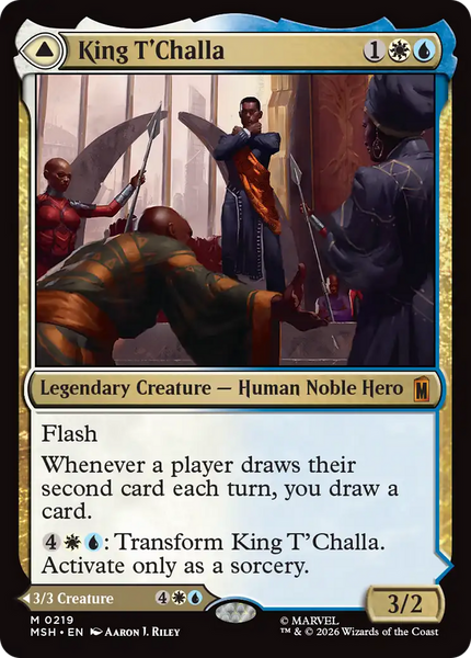 King T'Challa (MSH #219)
