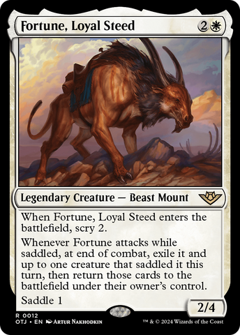Fortune, Loyal Steed (OTJ #012)