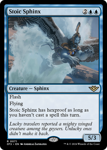 Stoic Sphinx (OTJ #071)