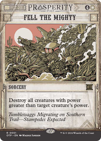 Fell the Mighty (OTP #001)