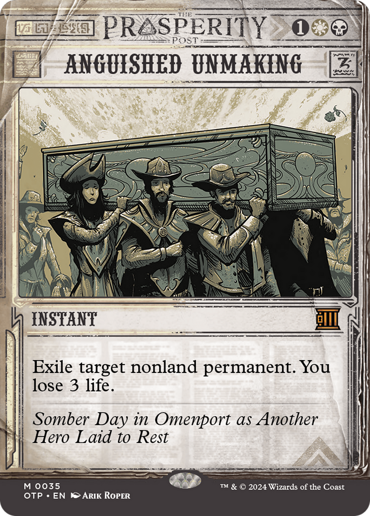 Anguished Unmaking (OTP #035)