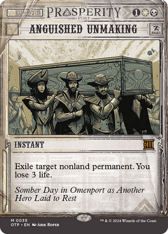 Anguished Unmaking (OTP #035)