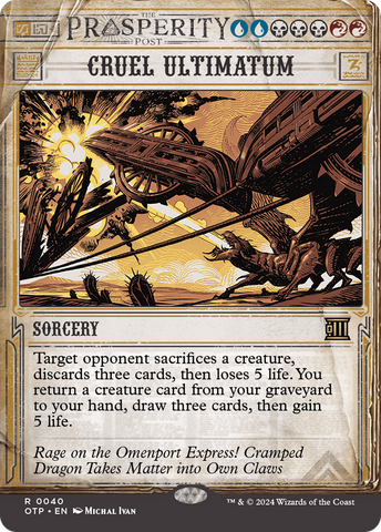 Cruel Ultimatum (OTP #040)