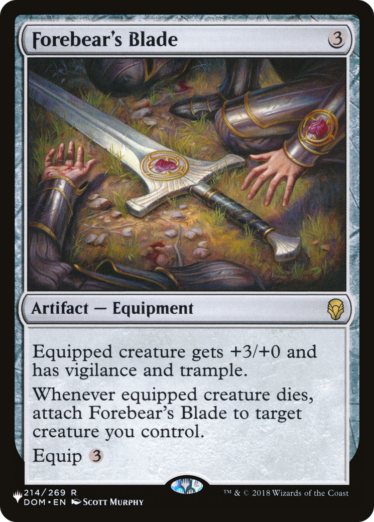 Forebear's Blade (PLST #214)