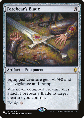 Forebear's Blade (PLST #214)
