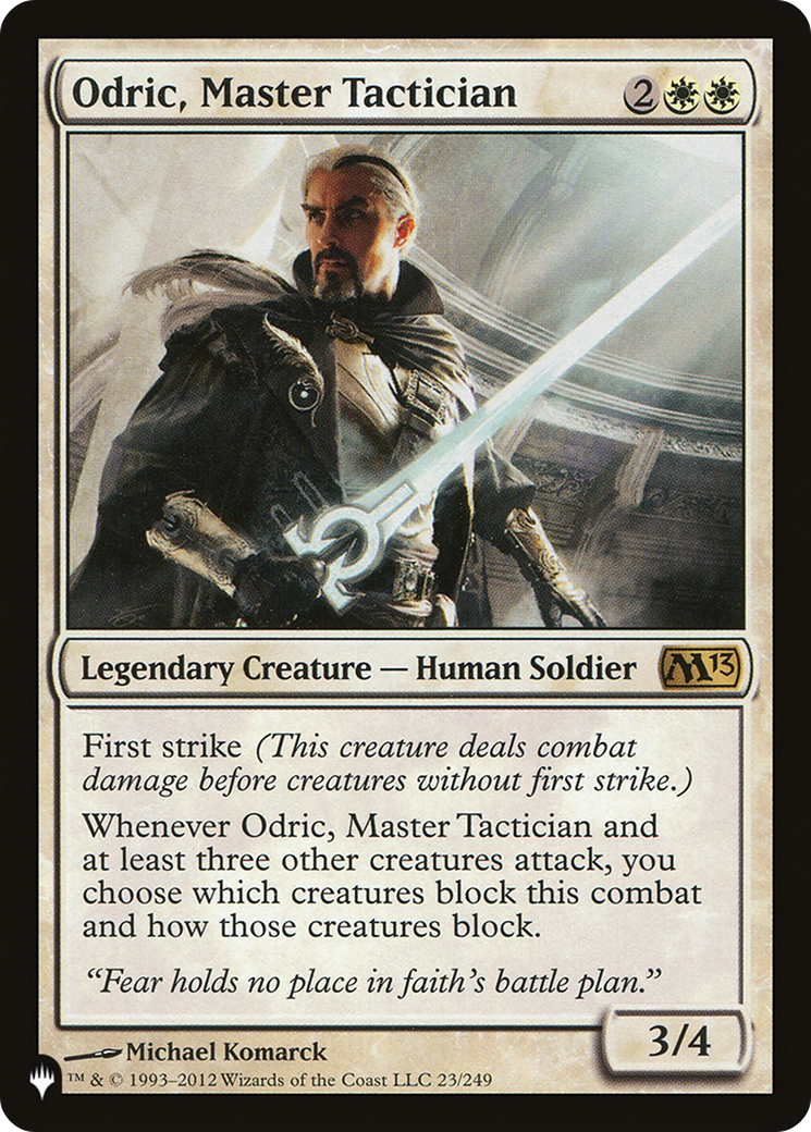 Odric, Master Tactician (PLST #023)