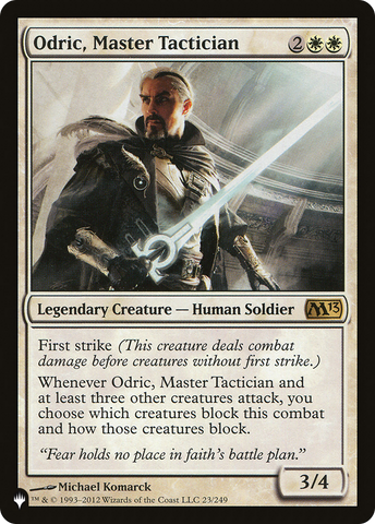 Odric, Master Tactician (PLST #023)