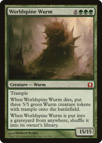 Worldspine Wurm (RTR #140)