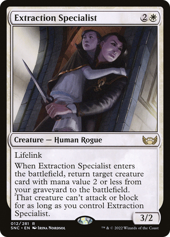 Extraction Specialist (SNC #012)