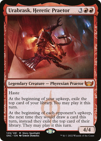 Urabrask, Heretic Praetor (SNC #129)