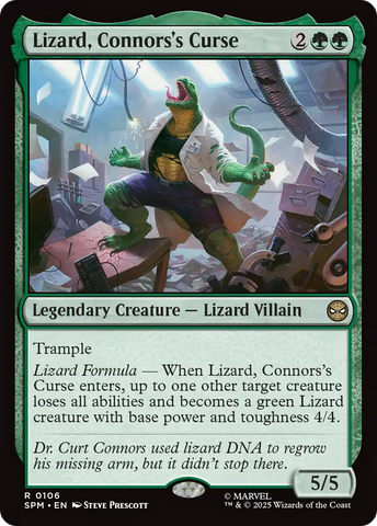 Lizard, Connors's Curse (SPM #106)