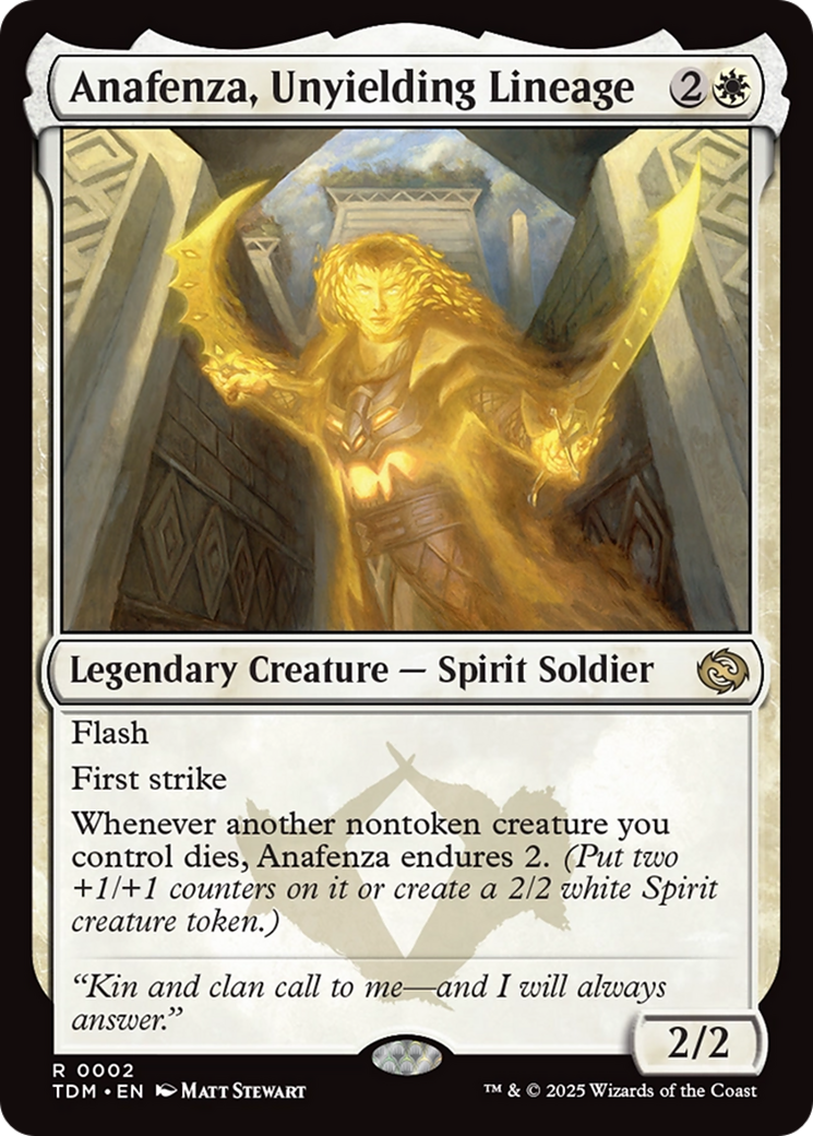 Anafenza, Unyielding Lineage (TDM #002)