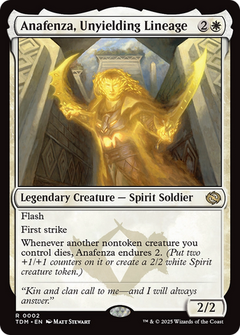 Anafenza, Unyielding Lineage (TDM #002)