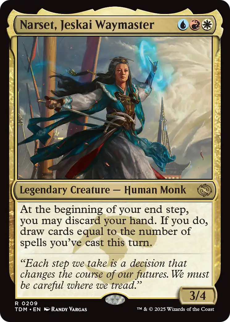 Narset, Jeskai Waymaster (TDM #209)
