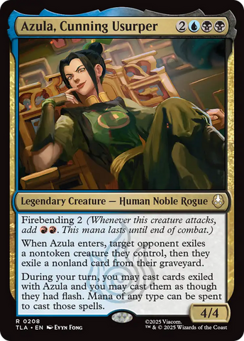 Azula, Cunning Usurper {Foil} (TLA #208)