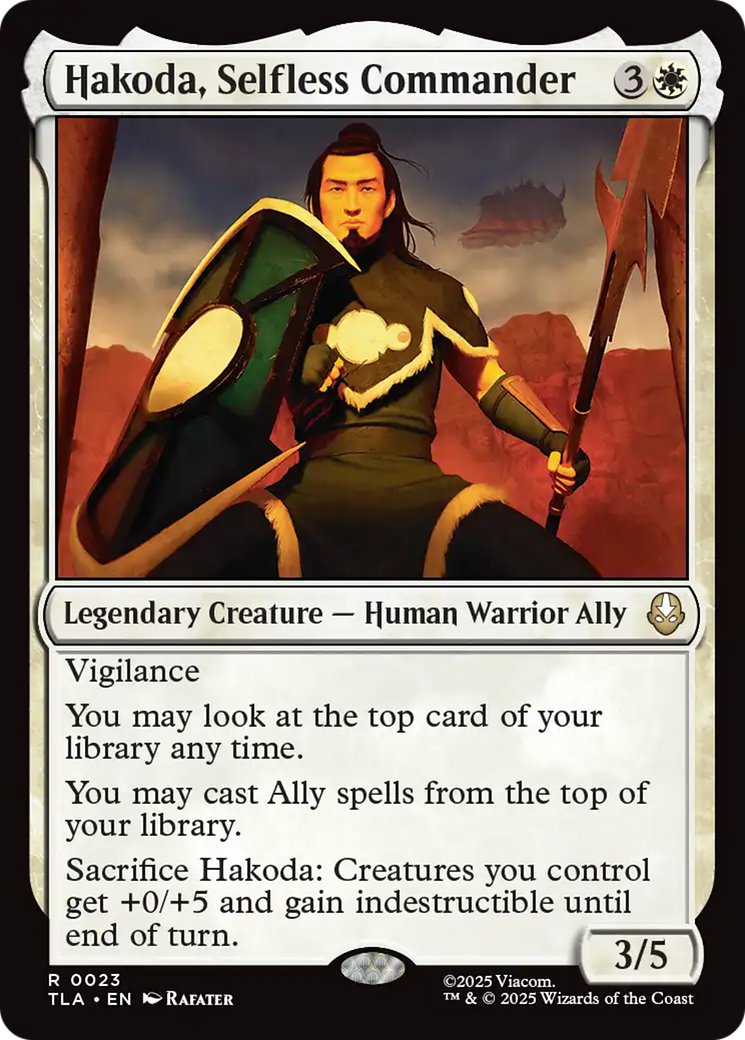 Hakoda, Selfless Commander (TLA #023)