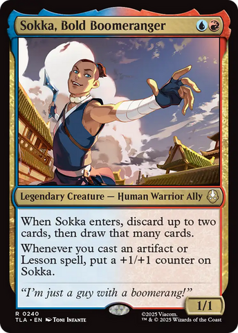 Sokka, Bold Boomeranger (TLA #240)