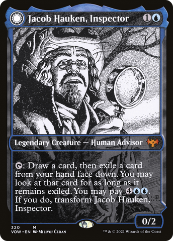 Jacob Hauken, Inspector (VOW #320)