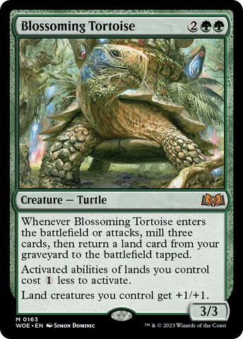 Blossoming Tortoise (WOE #163)