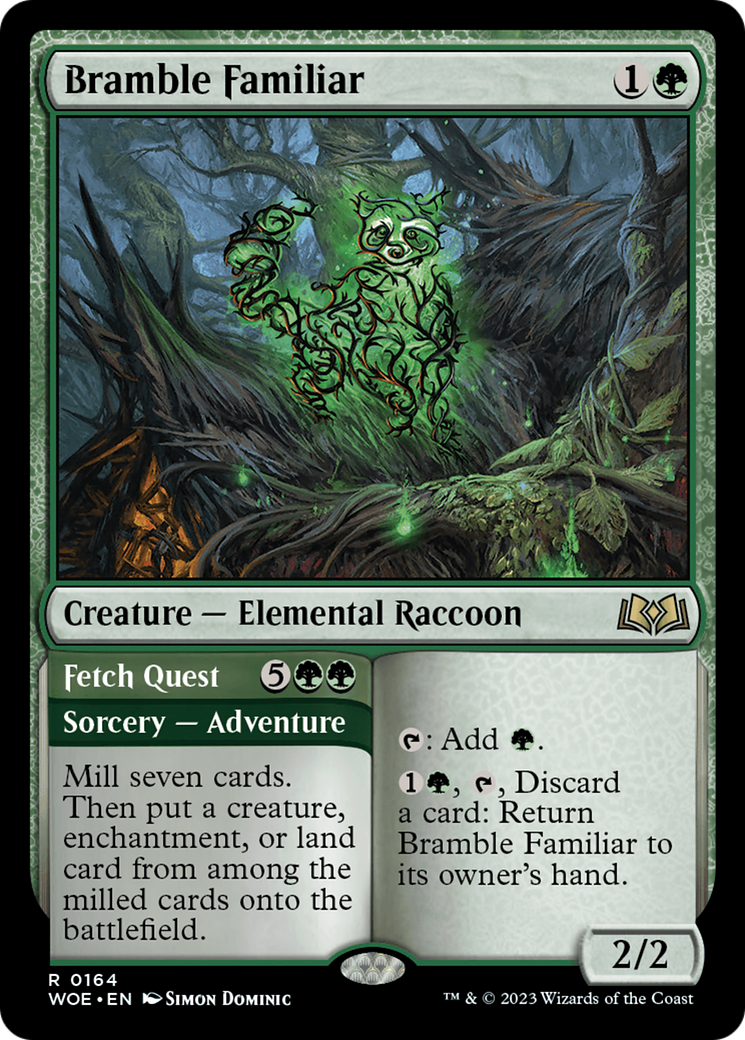 Bramble Familiar (WOE #164)