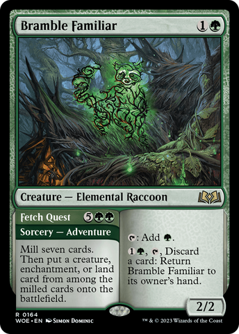 Bramble Familiar (WOE #164)