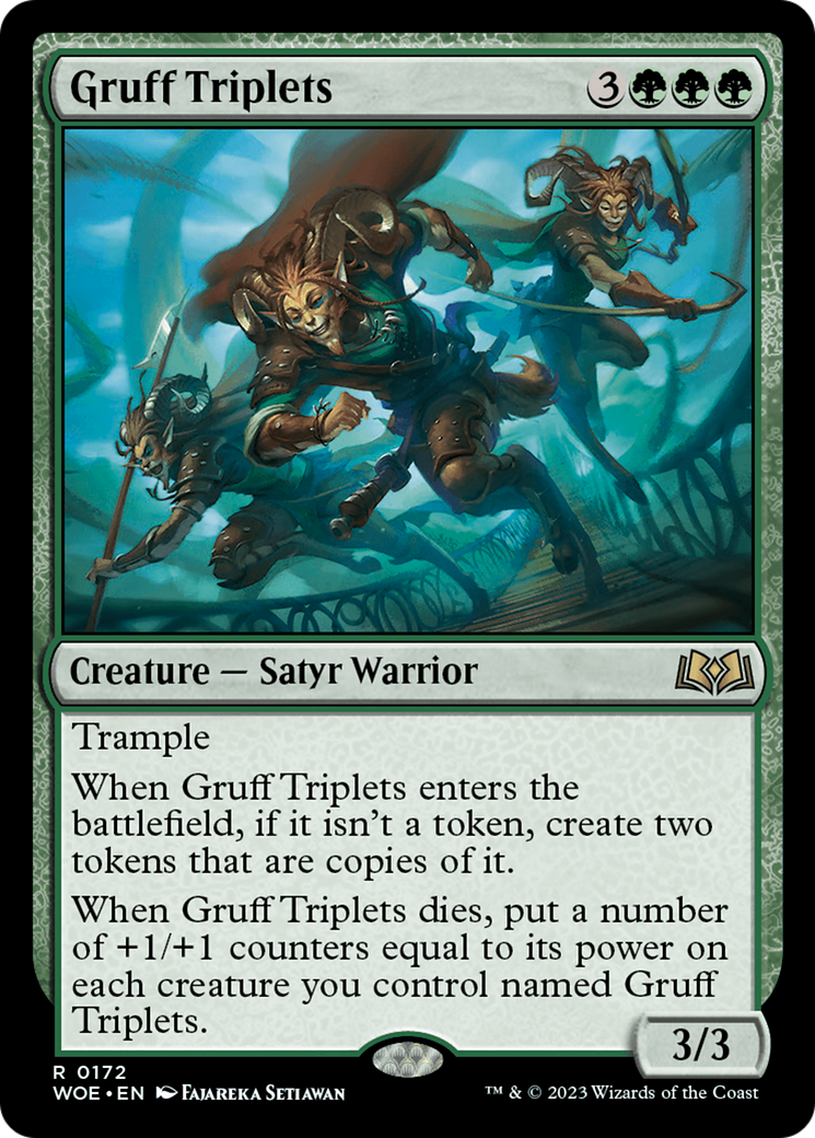 Gruff Triplets (WOE #172)