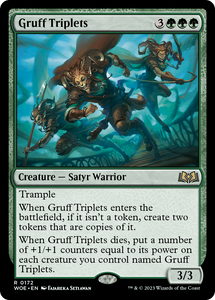 Gruff Triplets (WOE #172)