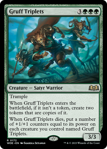 Gruff Triplets (WOE #172)