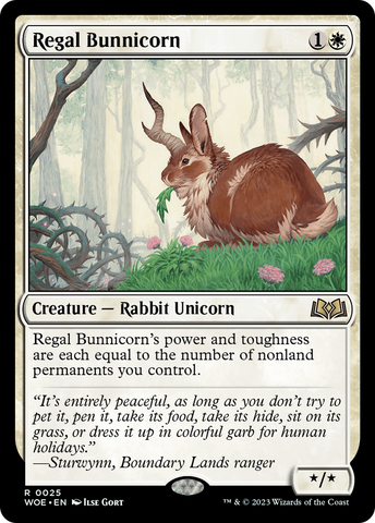 Regal Bunnicorn (WOE #025)