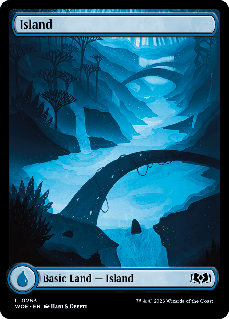 Island (WOE #263) – EDH Magic
