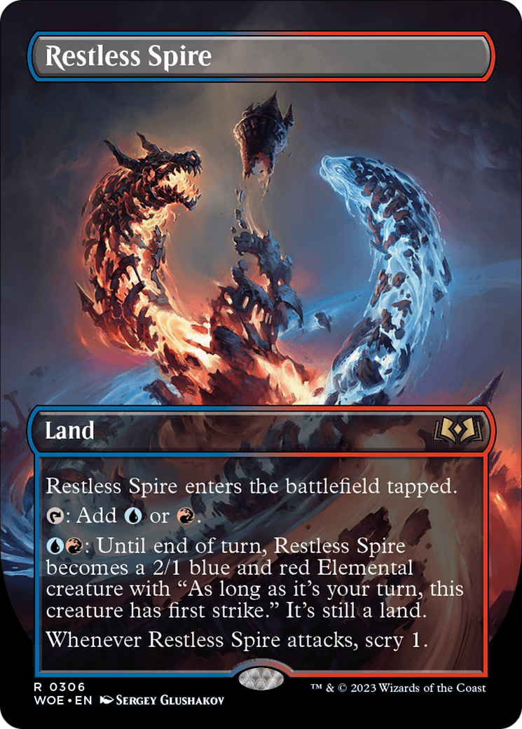 Restless Spire {Foil} (WOE #306)